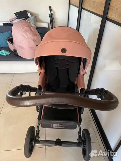 Коляска 2 в 1 Roan Bass Next, Rosy Mood (Розовый)
