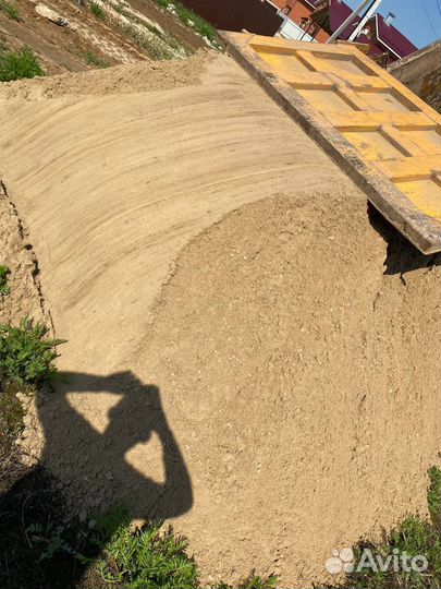 Песок карьерный речной