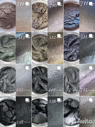 Косметические пигменты для мыловарения, макияжа