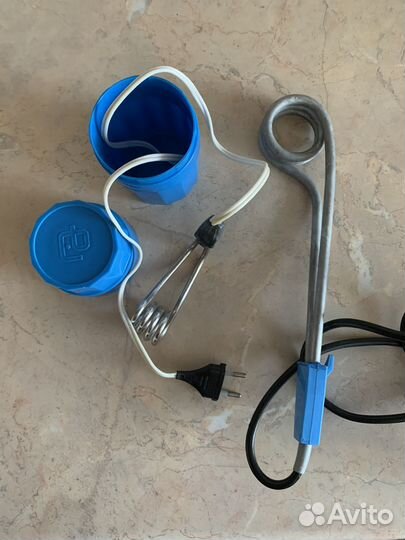 Электрокипятильник СССР Спутник большой для ведра