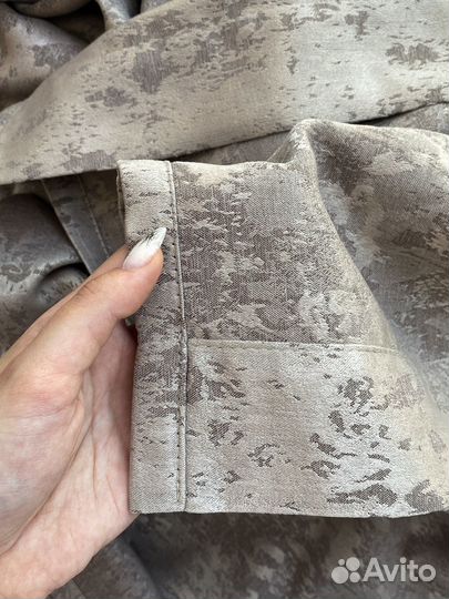 Шторы новые под мрамор