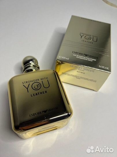 Духи Armani Stronger With You Leather