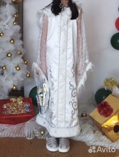 Костюм снегурочки детский 146