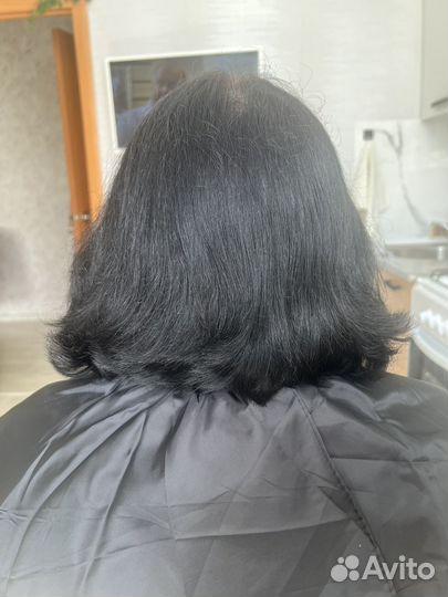 Кератиновое выпрямление