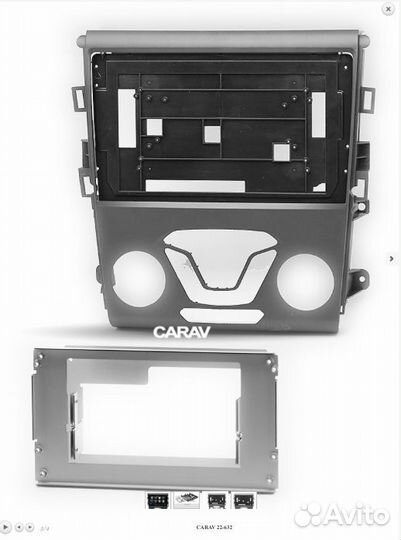 Переходная рамка 9”,Ford Mondeo 2013+