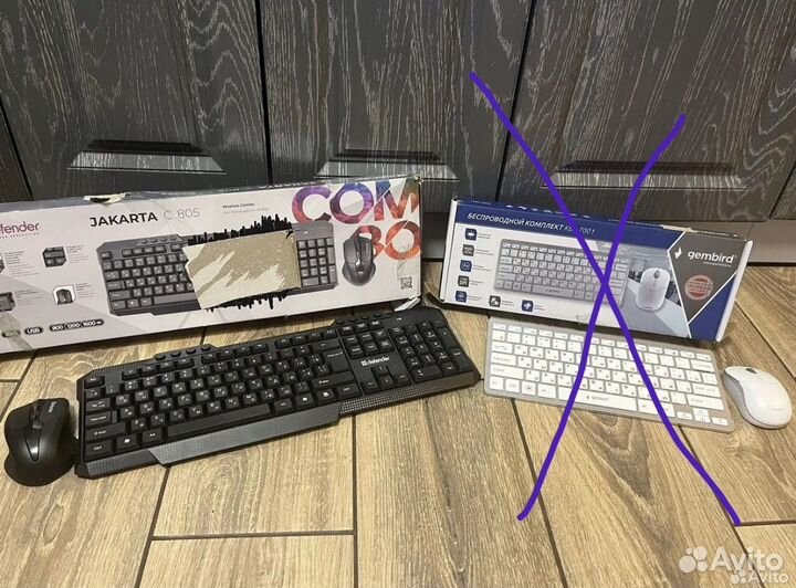 Беспроводная клавиатура и мышь