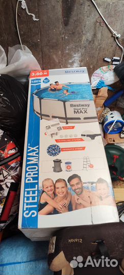 Каркасный бассейн 366 на 100