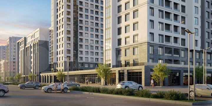 3-к. квартира, 96,8 м², 9/22 эт.