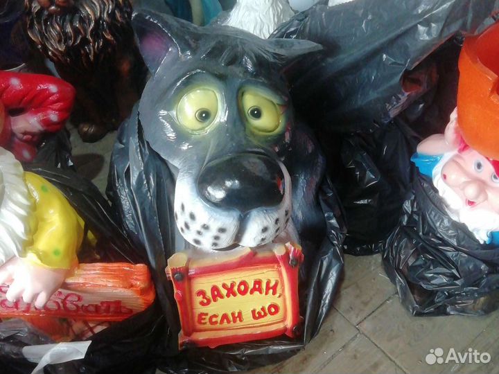 Садовые фигуры из гипса
