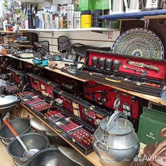 Набор шампуров в чемодане подарочный 