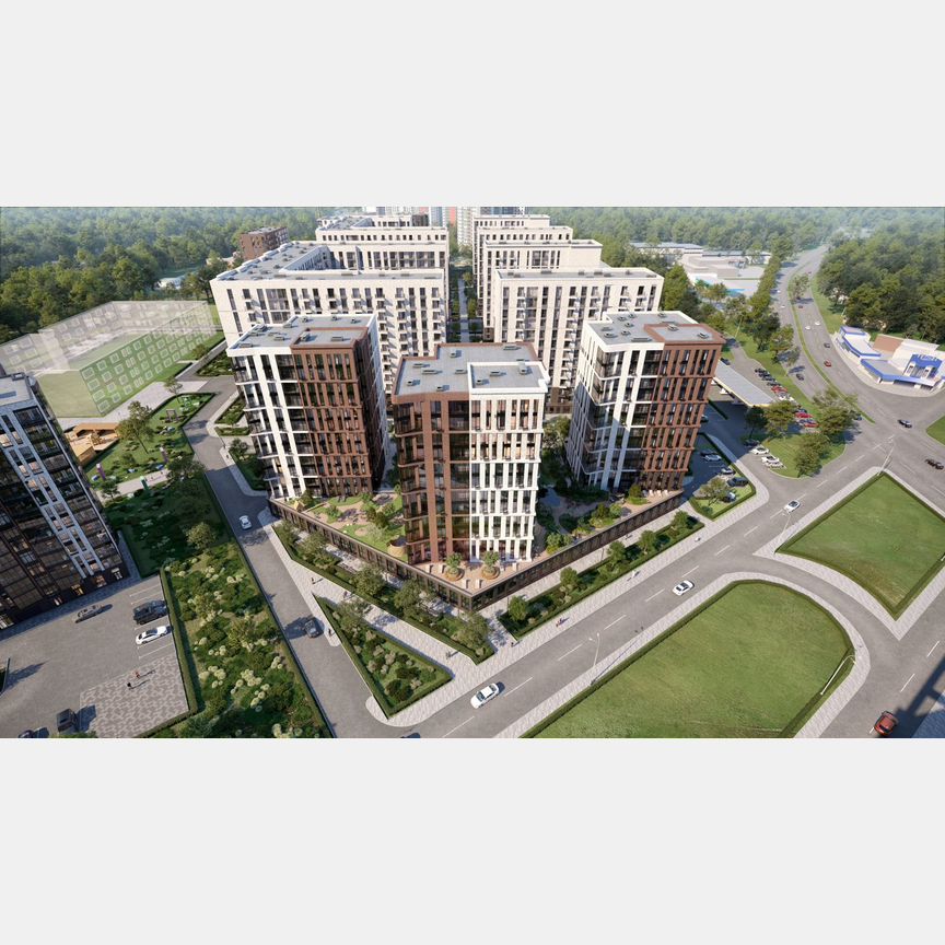 2-к. квартира, 59,3 м², 3/13 эт.