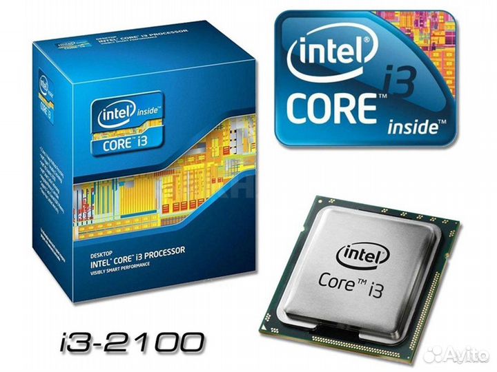 4-x Процессор Intel Core i3 2100 3.10 GHz, LGA1155