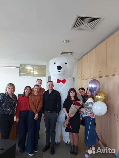 Белый Мишка поздравление