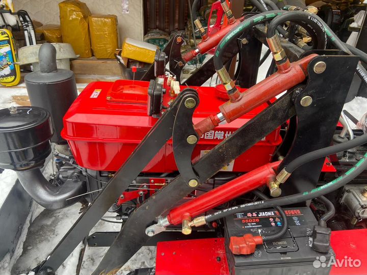 Мини-трактор гусеничный культиватор 35