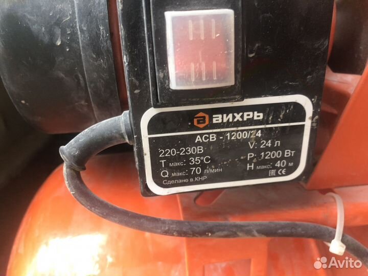 Насосная станция вихрь 1200-24