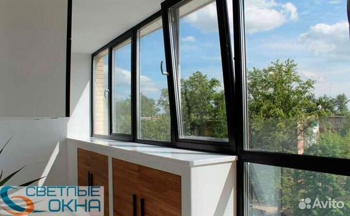 Окна алюминиевые