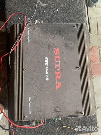 Сабвуфер и усилитель