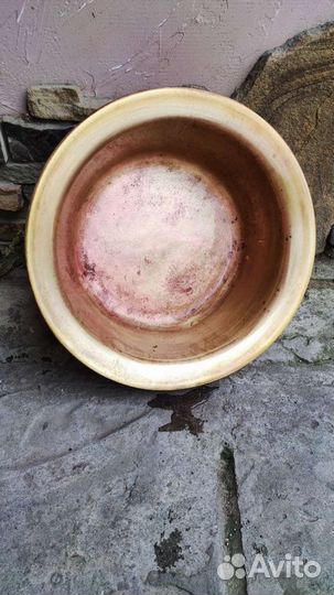 Латунный таз