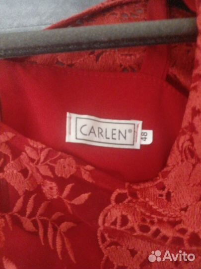 Вечернее платье красное в пол