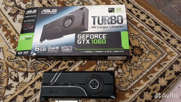 Видеокарта geforce gtx 1060 turbo 6 gb