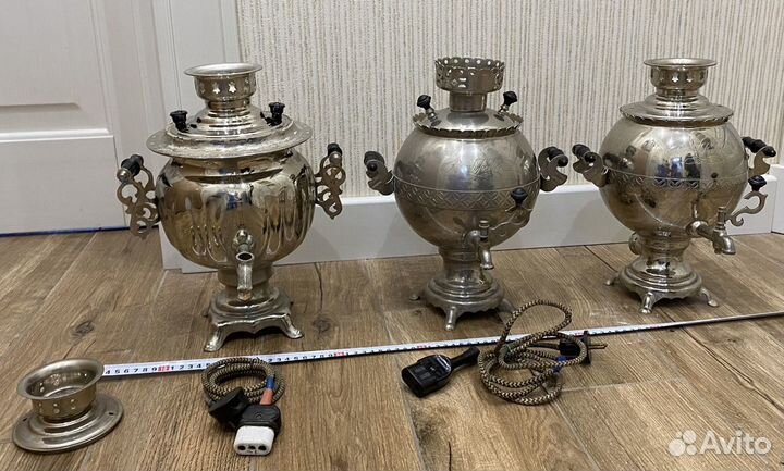 Самовар раритенный СССР латунный