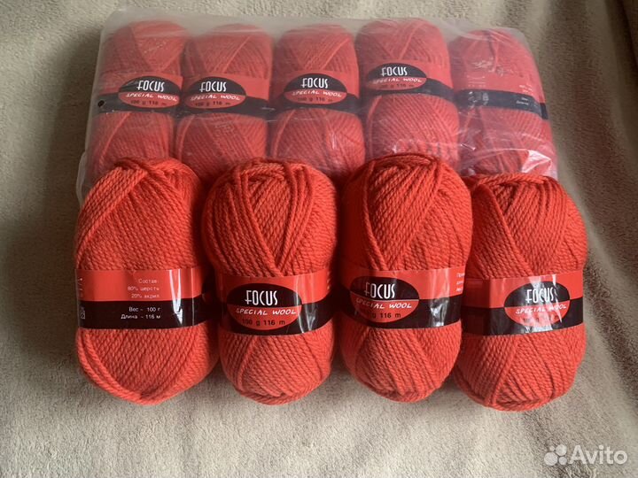 Пряжа полушерсть