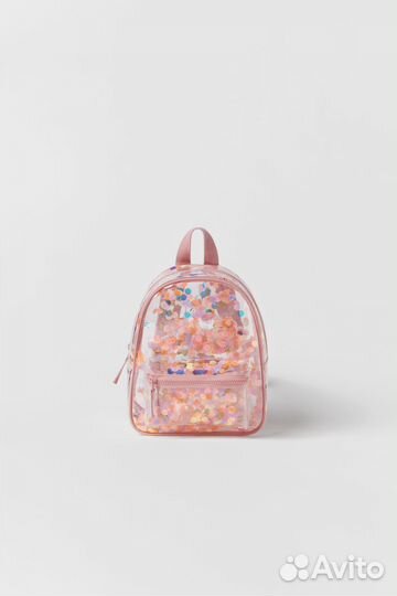 Рюкзак детский для девочки виниловый zara kids