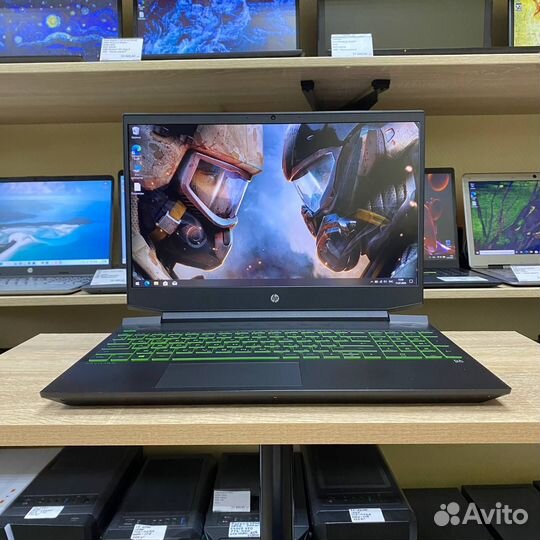 Игровой ноутбук HP Pavilion Gaming, GTX1660Ti