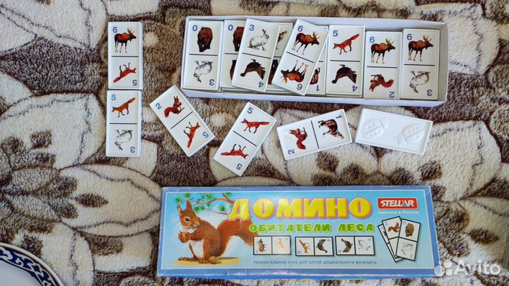 Кубики и домино для детей от 1 года и старше