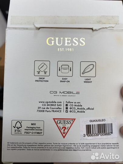 Чехол для airpods 3 Guess