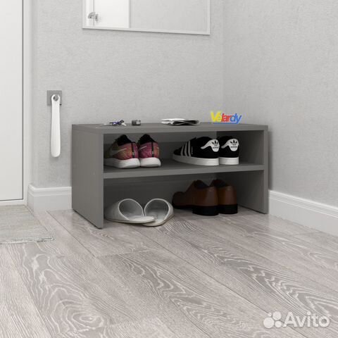Обувница Shoes Save Mini, 60x35x30см, серый