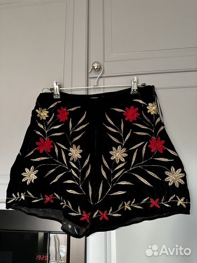 Шорты бархатные mango