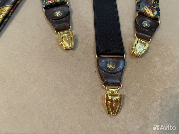 Подарочный набор Подтяжки+Платок Golden Turtle