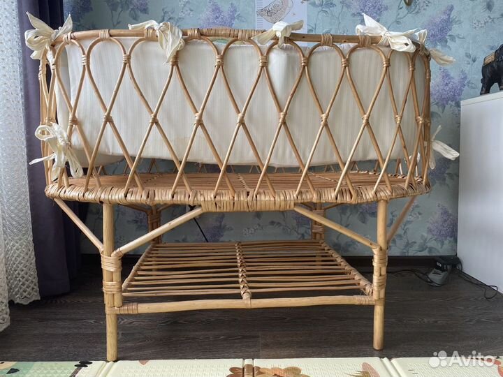 Кроватка детская плетеная из ивы