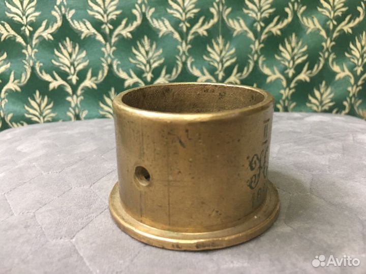 Бронзовая деталь Николай 2 1897 г