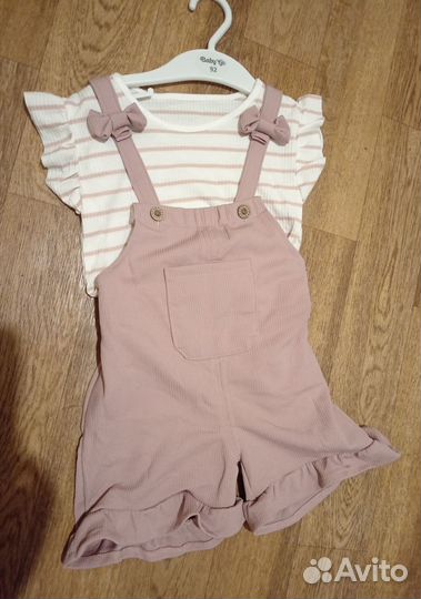 Комплект футболка и шорты для девочки