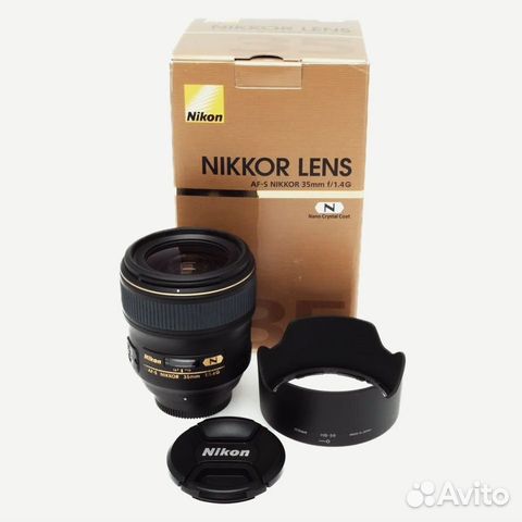 Объектив Nikkor 35mm 1.4 объявление продам