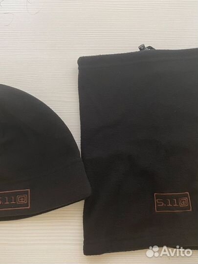 Флисова шапка +шарф(снуд) тактичекий