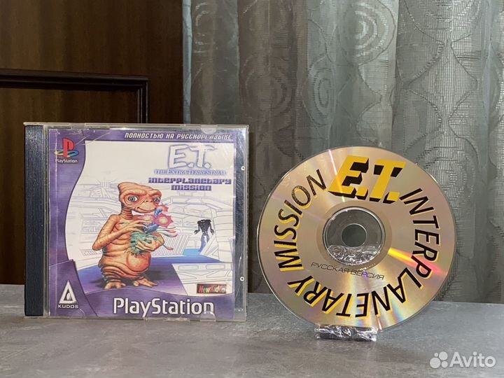 Е.T. Interplanetary Mission Sony PS1 штамповка