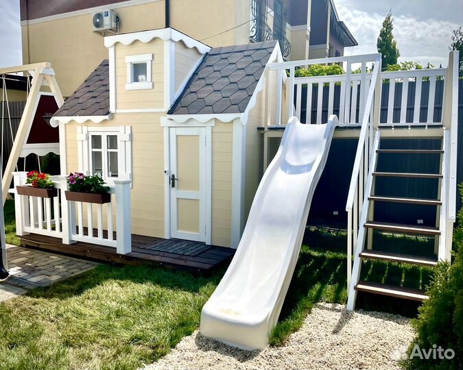 Детские игровые домики, площадки от производителя