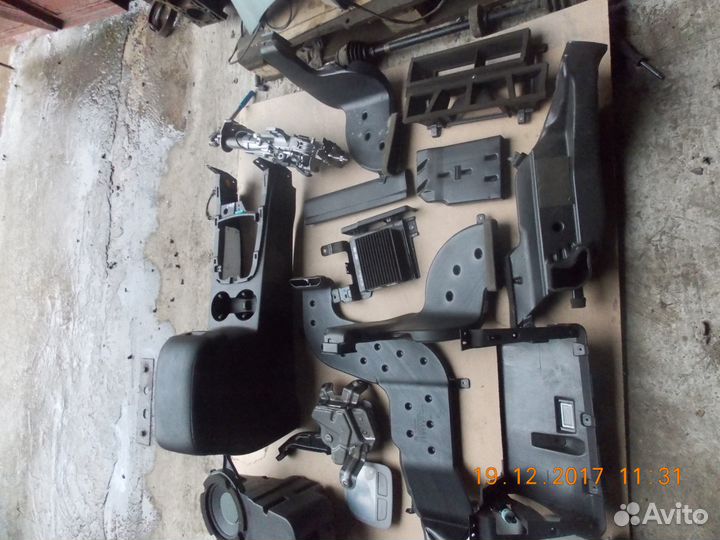 Santa Fe II (CM) пластик салона в разборе