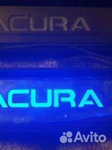 Пороги алюминиевые Акура MDX