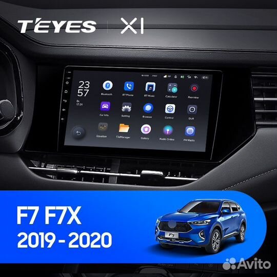 Штатная магнитола Teyes X1 WI-FI Haval F7 F7X