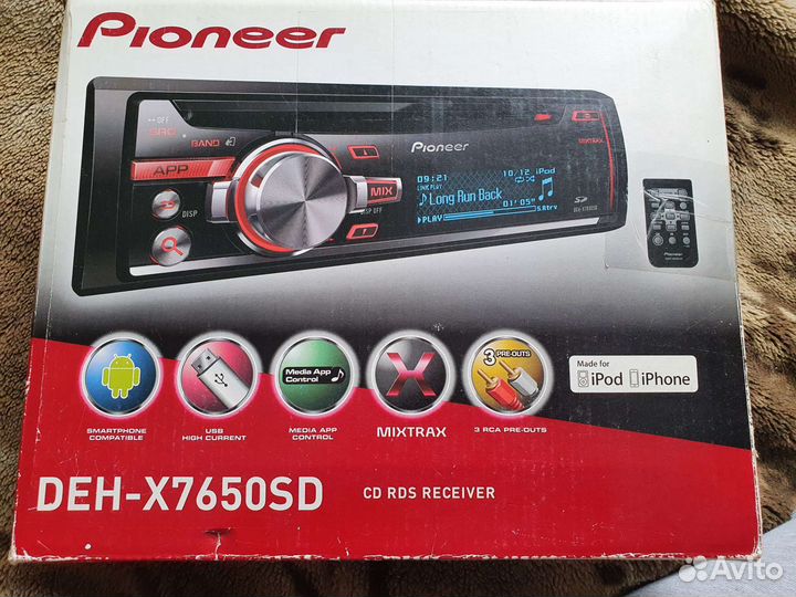 Автомагнитола pioneer 1 din