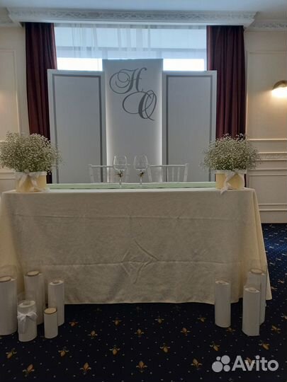 Задний фон молодоженов. Фотозона. Свадьба