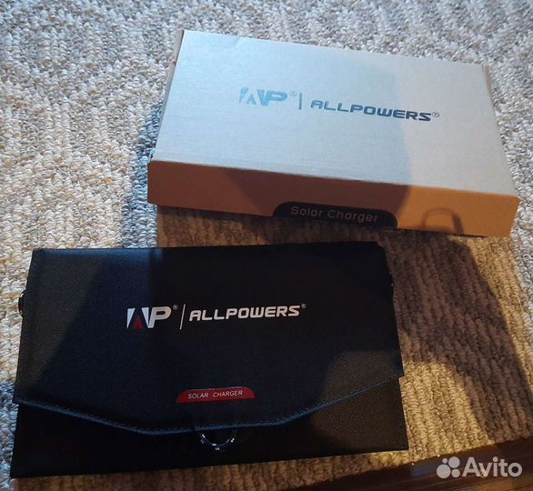 Солнечная батарея складная Allpowers 10w 21w 100w