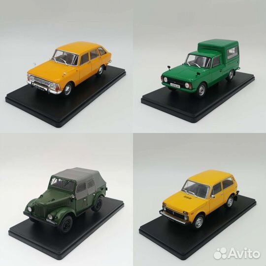 Легендарные советские автомобили 1:24 Hachette