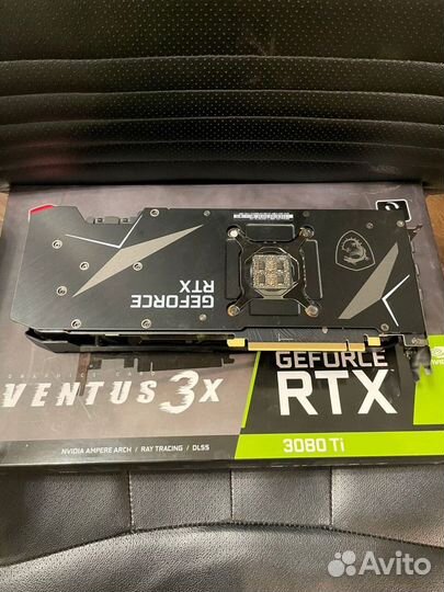 MSI GeForce RTX 3080 Ti ventus 3X 12G на гарантии
