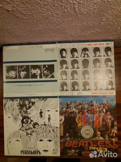 Виниловые пластинки THE beatles в отл. сост
