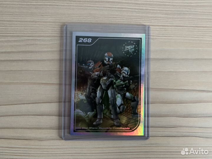Limited Run games trading cards republic commando